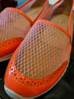 Damenschuhe Sneaker neon Orange Glitzer Bayern - Amberg Vorschau