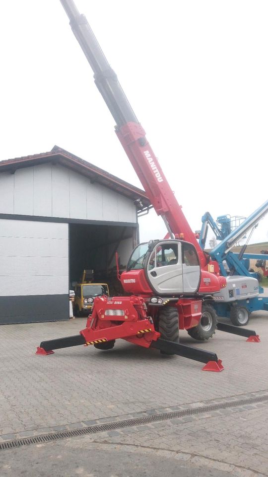 Manitou Teleskopstapler Roto MRT 2150 Kran Arbeitskorb in Perlesreut