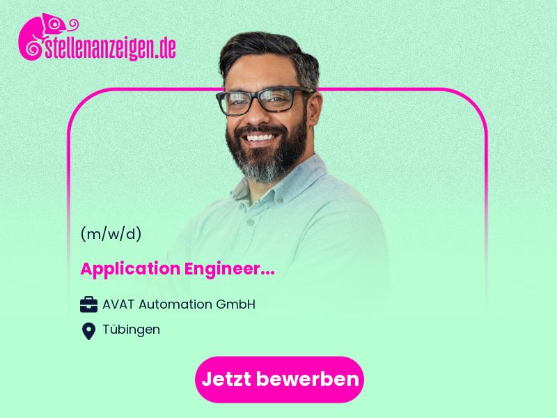 Application Engineer (m/w/d) in Tübingen