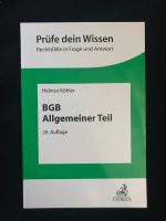 Prüfe dein Wissen BGB AT 28. Auflage Friedrichshain-Kreuzberg - Kreuzberg Vorschau
