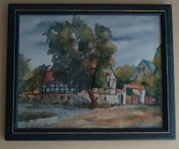 Aquarell Dresden, Altpieschen, W. Rauge, Bild Pieschen Dresden - Briesnitz Vorschau