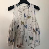 Zara Bluse Cut Outs Schmetterlinge Top Off Shoulder Hemd Gr.S Top Hessen - Maintal Vorschau