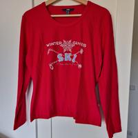 T-SHIRT - TCM - SHIRT - Langarm - Gr.42/44 - Rot Mecklenburg-Vorpommern - Wismar Vorschau