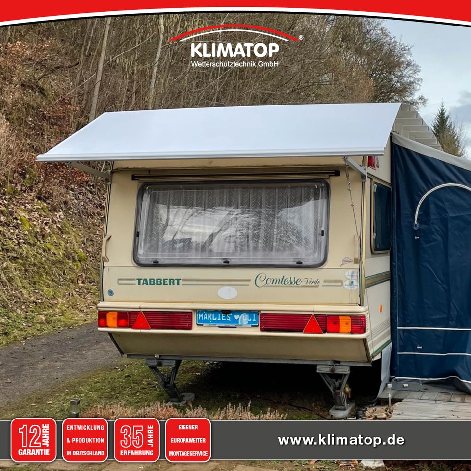 Wohnwagen Schutzdach CARATOP 300 x 750 cm von KLIMATOP Wetterschutz in Bückeburg