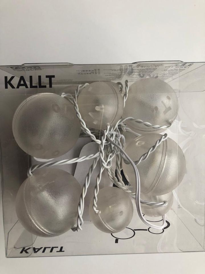 Ikea KALLT Lichterkette Kugeln transparent 1,8 m NEU OVP in Düsseldorf -  Bezirk 8 | Lampen gebraucht kaufen | eBay Kleinanzeigen ist jetzt  Kleinanzeigen