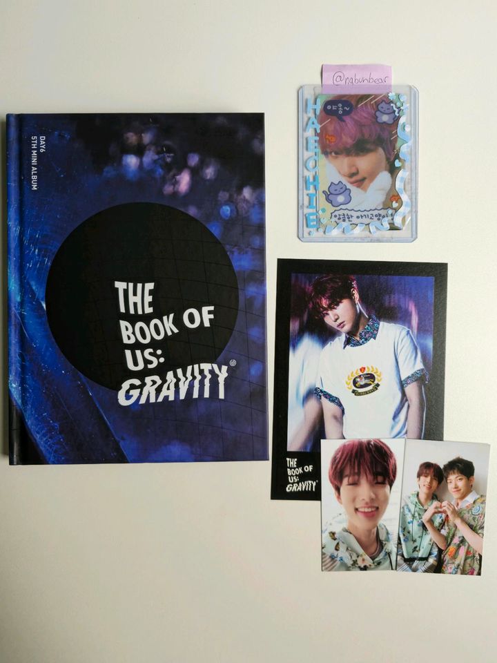 Day6 The book of us: Gravity Kpop album mit fotokarte, photocard in Hamburg