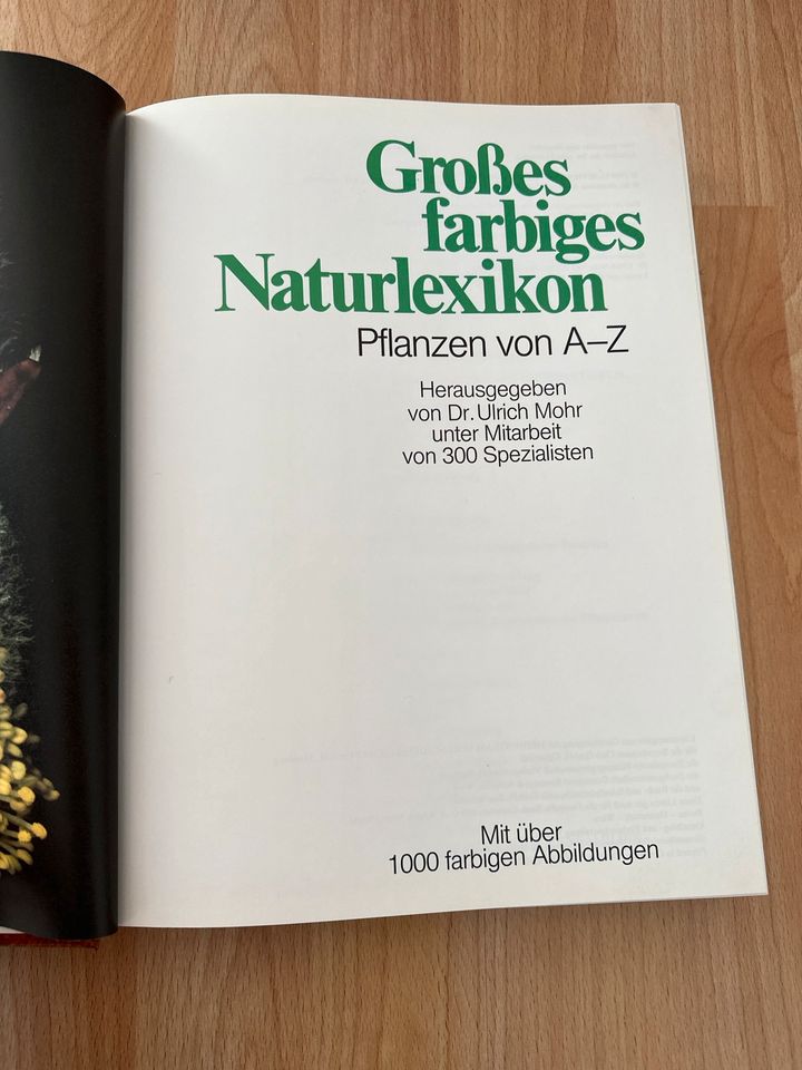 Großes farbiges Naturlexikon -Pflanzen von A-Z in Karlsruhe