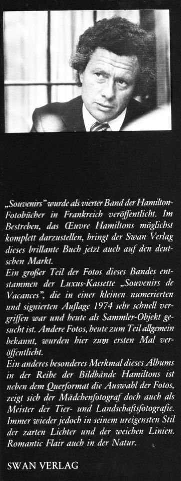 David Hamilton: Souvenirs Bildband in Konstanz