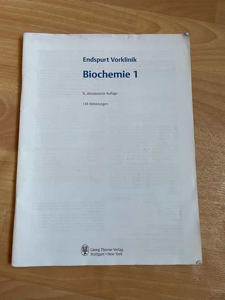 Endspurt Vorklinik: Biologie, Biochemie, Anatomie in Halle