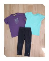 Set: 3-tlg. T-Shirts + Leggings m. Glitzersteinen Gr.86/92 *3,50€ Rostock - Kröpeliner-Tor-Vorstadt Vorschau