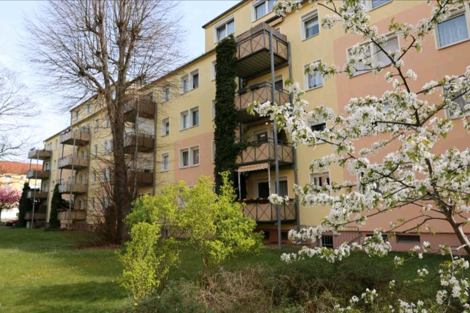 Charmante 3-Zimmer-Erdgeschosswohnung mit großem Balkon in Torgau