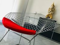 Knoll International Diamond Sessel Harry Bertoia Chrom Sitzkissen Berlin - Charlottenburg Vorschau