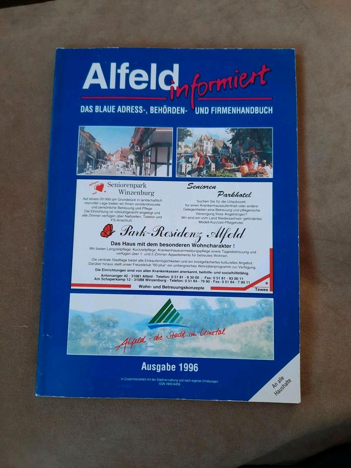 Das blaue Adressbuch 1996 ( Alfeld/ Leine) in Alfeld (Leine)