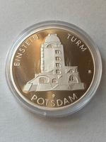 Replikat * DDR 5 Mark 1986 Einsteinturm * Cu/ versilbert * PP Eimsbüttel - Hamburg Lokstedt Vorschau