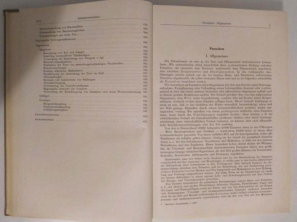 Lehrbuch der Parasitologie für Tierärzte Alfred Borchert in Wiesbaden