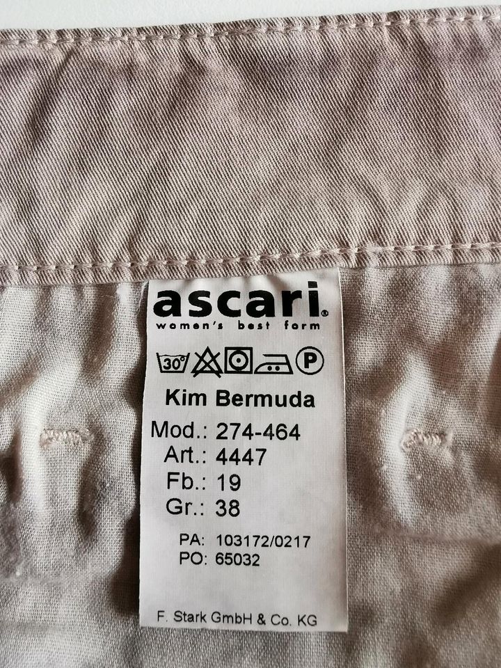 Braune kurze Hose Kim Bermuda von Ascari Gr. 38 in Konstanz