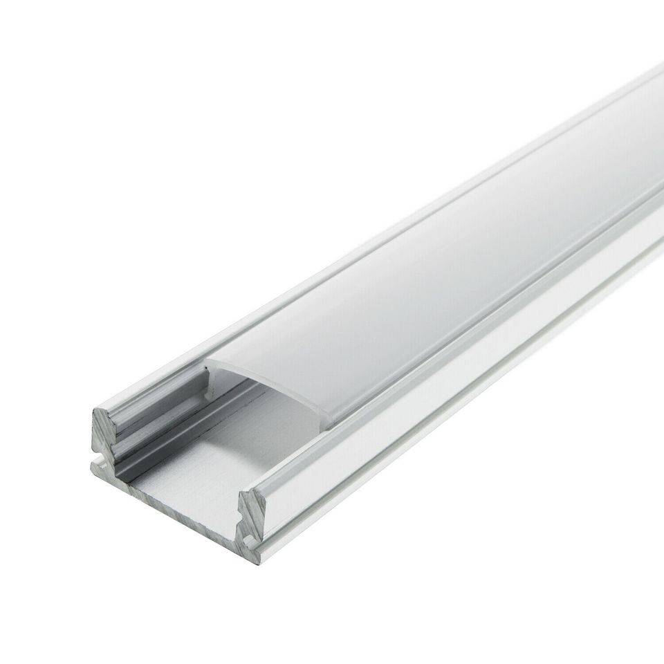 Alu Schiene Aluprofil Aluminium Profile Abdeckung für LED Strip in Bottrop