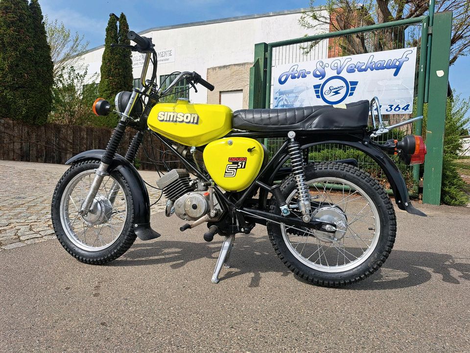 Simson S51 4Gang Baujahr 1987 mit 60km/h Papieren in Altenburg