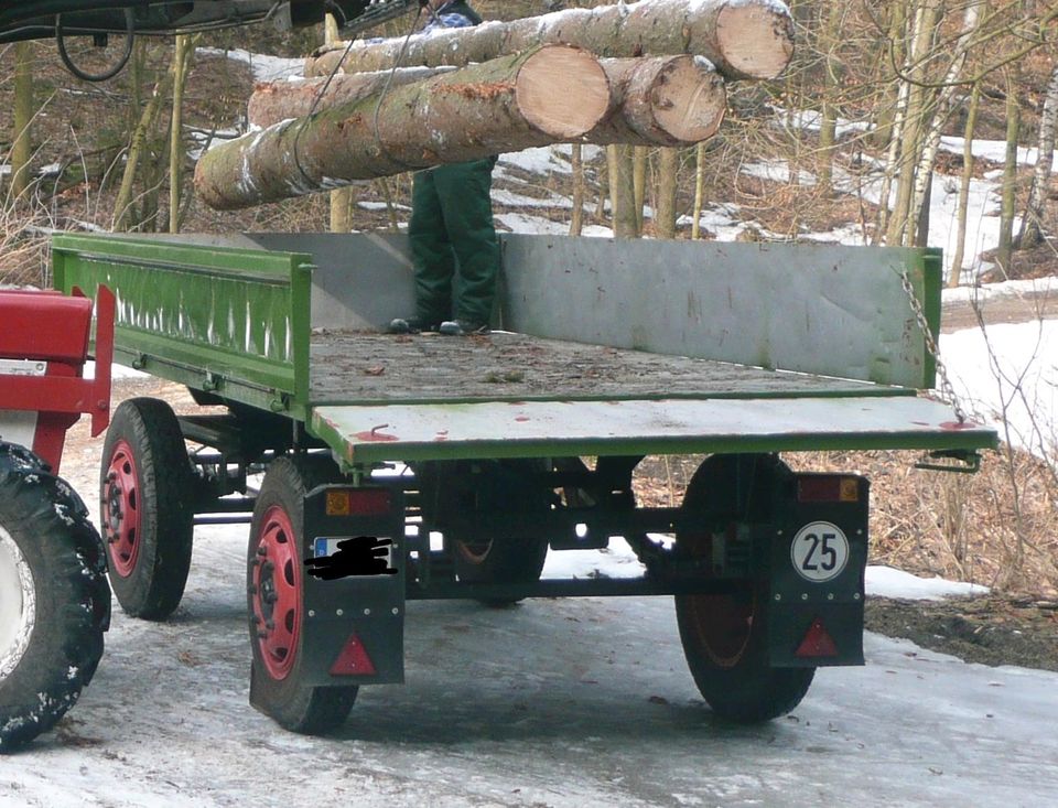 Traktor Anhänger HK 3 kein Dreiseitenkipper in Bad Gottleuba-Berggießhübel