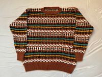 Vintage Wollpullover Sweater braun bunt Gr. M Strickpullover 90s Baden-Württemberg - Bad Waldsee Vorschau