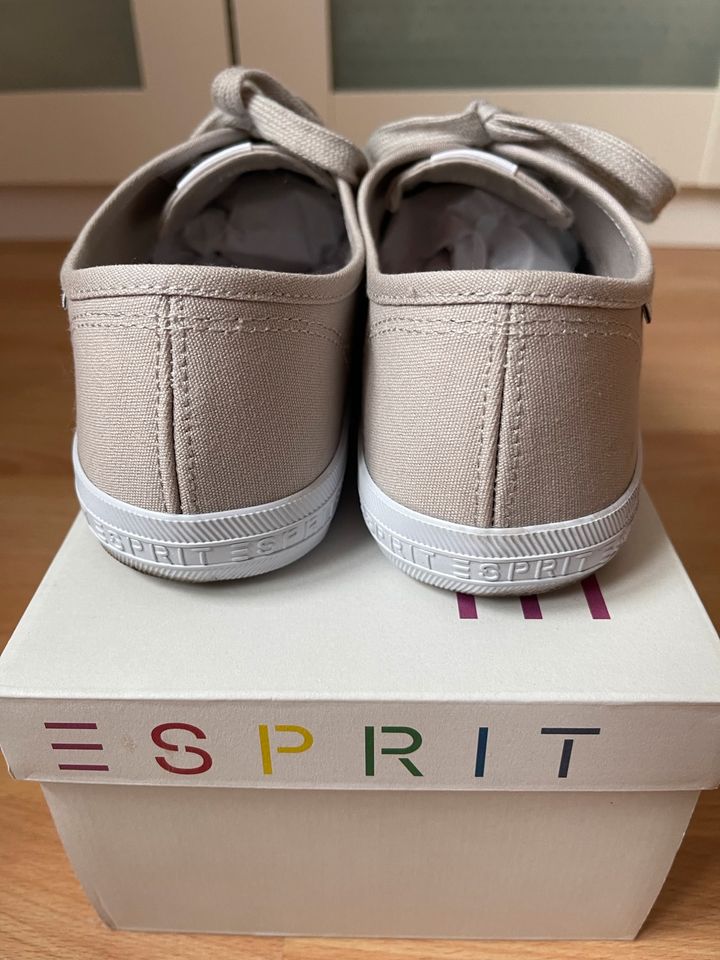 Esprit Sneaker Canvas Stoff Baumwolle 1-mal getragen 6,5/40 in Düsseldorf