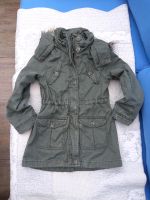 Kinder Jacke Mantel Jacke   Mädchen grün used Look gr. 122 Wandsbek - Hamburg Bergstedt Vorschau