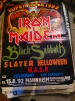 Altes Plakat Maiden Sabbath WASP Slayer Baden-Württemberg - Freiburg im Breisgau Vorschau