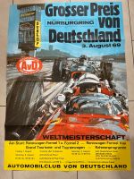 Original Poster/Plakat Nürburgring 1969 Saarland - Homburg Vorschau