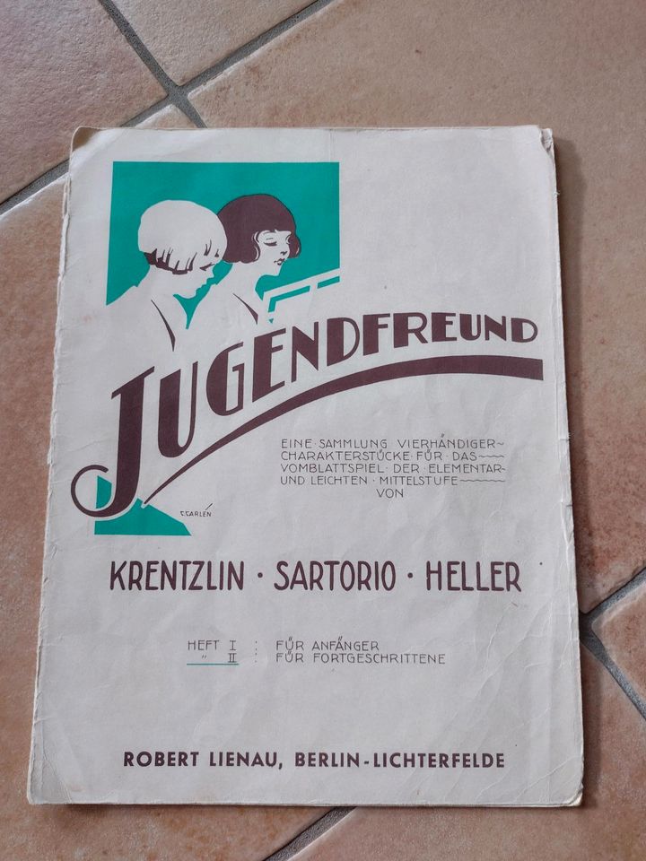 Jugendfreund Band II Klaviernoten vierhändig Krentzlin Sartorio in Braunweiler