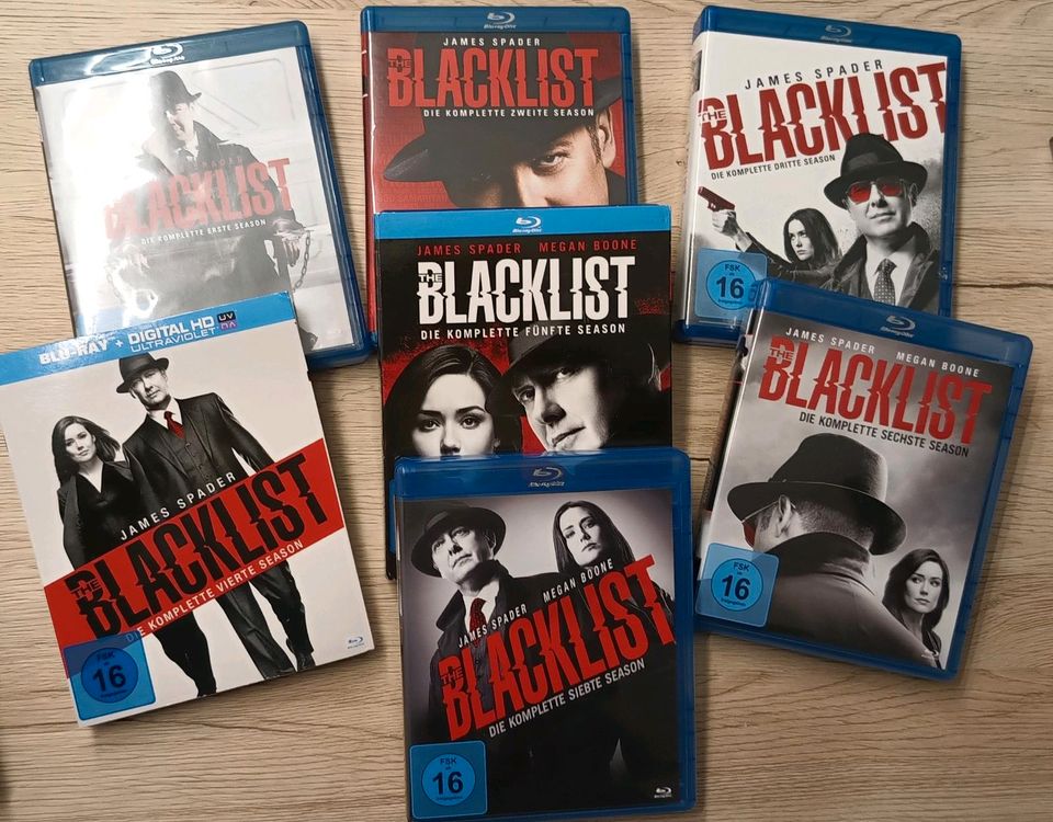 The Blacklist Blu Ray Serie 1-7 in Villingen-Schwenningen
