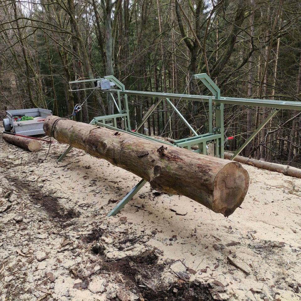 Mobiles Sägewerk in Altenkunstadt