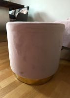 Hocker Sitzmöbel Pouf samt rosa/gold *wie neu* Nordrhein-Westfalen - Gütersloh Vorschau