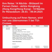 14 Nächte-Blütezeit im Fernen Osten-ab/bis Hongkong Umbuchung Baden-Württemberg - Sulzfeld Vorschau