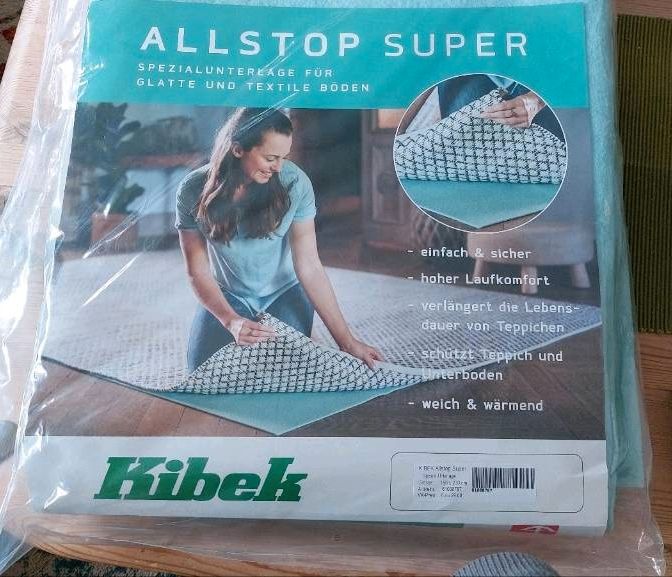 Spezialunterlage Marke Kibek für Teppiche in Amerang