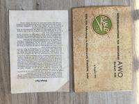 AWO Betriebsanleitung 1953 Simson 425T mit Beiblatt DDR SAG Sachsen-Anhalt - Raguhn Vorschau