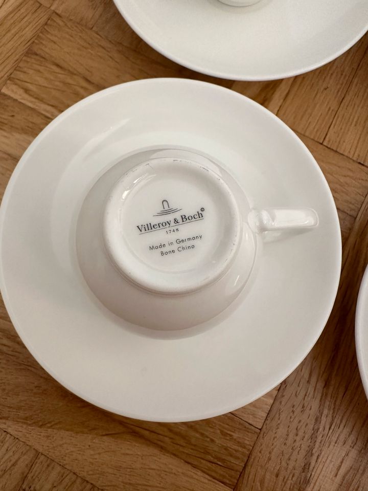 6x Espresso Tassen mit Untertasse von Villeroy & Boch in Berlin