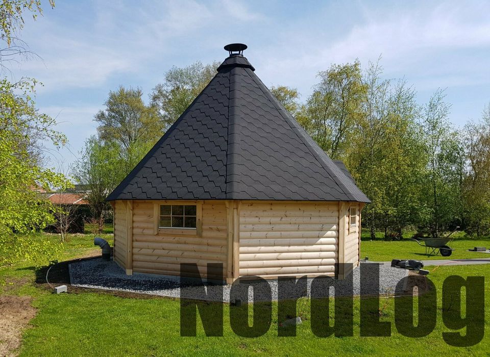 NordLog Grillkota 25,0 m² - Grillhaus Grillhütte Gartenhaus Kota in Weil der Stadt