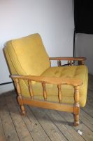Vintage Antik alter Sessel Holz/Polster Stuhl Mitte 20Jh. Sachsen - Dippoldiswalde Vorschau