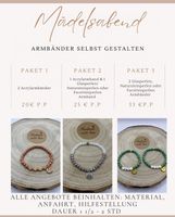 Mädelsabend me time Auszeit Armbänder fädeln Workshop jga Baby Brandenburg - Wilhelmshorst Vorschau