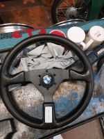 MOMO Sportlederlenkrad 3er BMW E36, 350mm komplett Hessen - Offenbach Vorschau