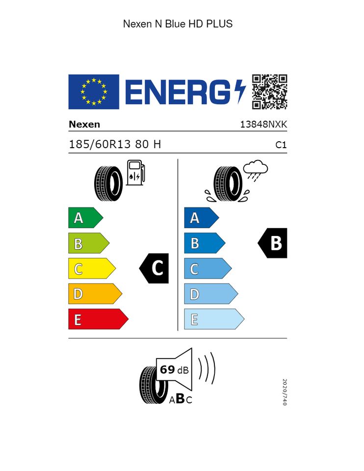 185/60R13   80 H Nexen N Blue HD PLUS in Hamburg