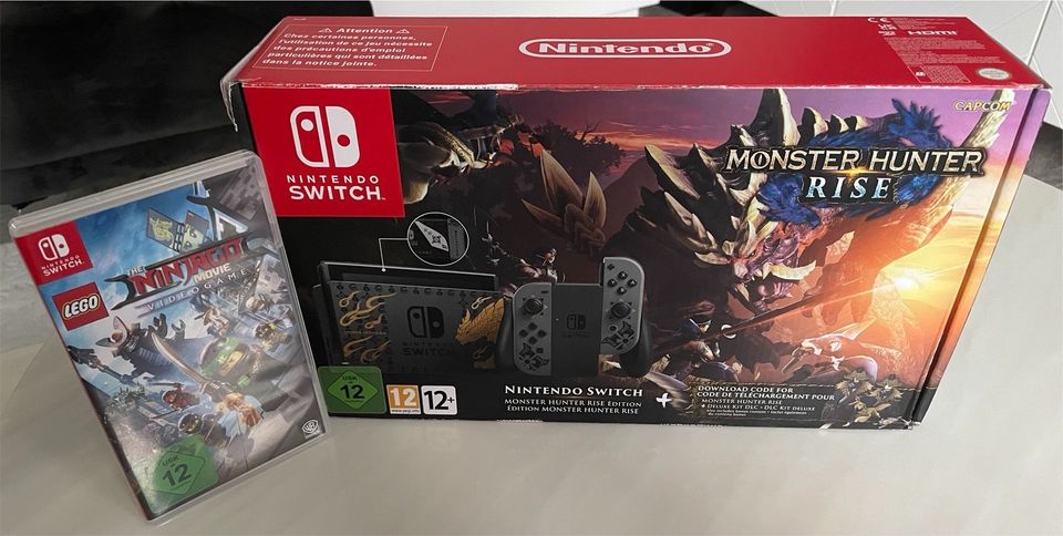 Nintendo Switch V2 Monster Hunter Rise Edition heute für 280€ in Gummersbach