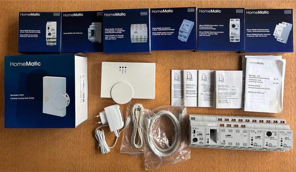 HomeMatic wired RS485, CCU2, Überspannungsschutz, LAN-Gateway, … in Schlangenbad