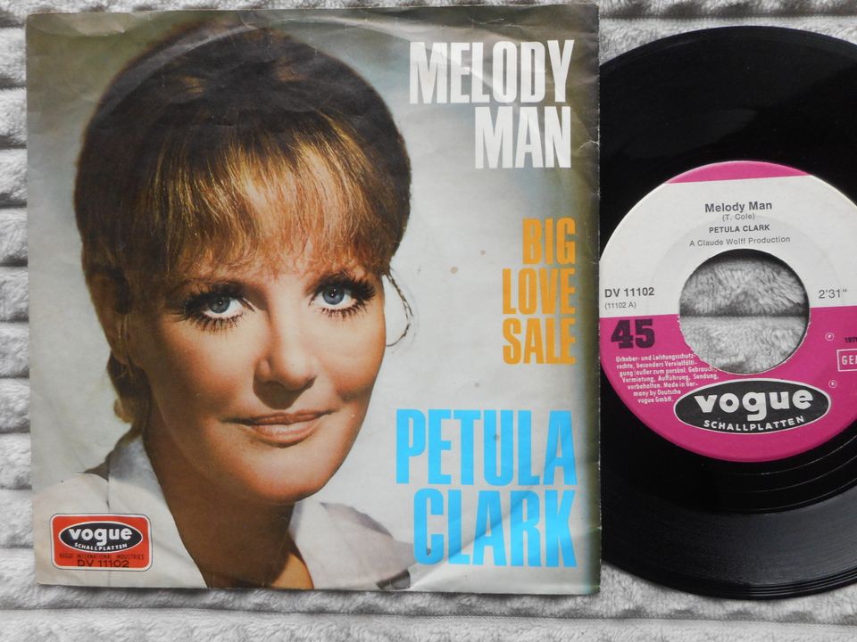 Petula Clark – Melody Man -Single Schallplatte in Neumünster