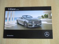Autokatalog vom Mercedes S-Klasse Cabriolet Modelljahr 2016 Hessen - Immenhausen Vorschau