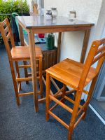 Stehtisch mit 2 Stühlen aus Holz Rheinland-Pfalz - Bellheim Vorschau