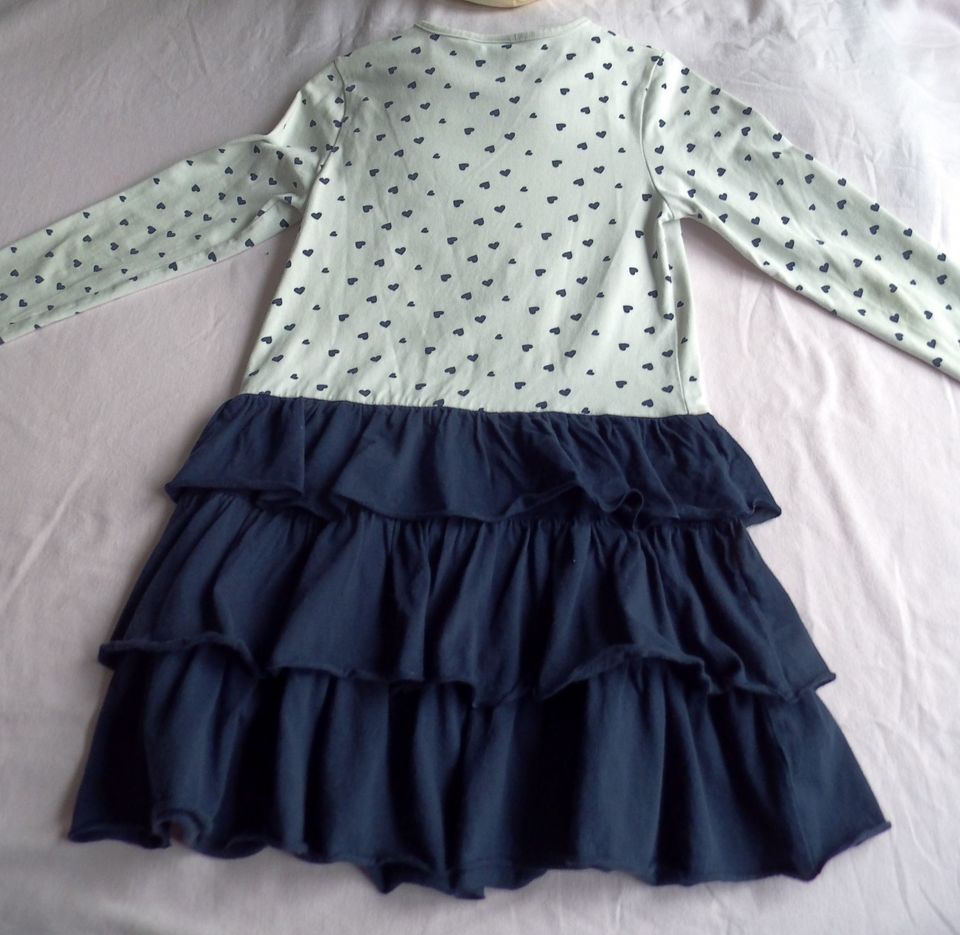 Einschulungs- Kleid Gr 128  Minnie Mouse Blau weiß Disney in Bochum