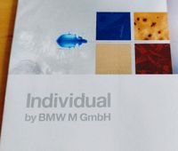 BMW M Individual Farben + Material Prospekt von 1997 Nordrhein-Westfalen - Leverkusen Vorschau