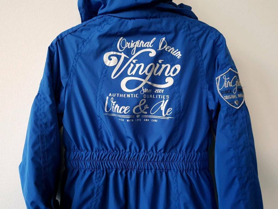 Trendige Vingino Übergangsjacke Jacke blau Gr. 116 in Ulm