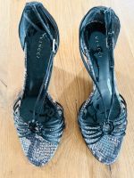 VINCCI DUBAI High Heels Gr 38 Schwarz Schlangenoptik Baden-Württemberg - Heidelberg Vorschau